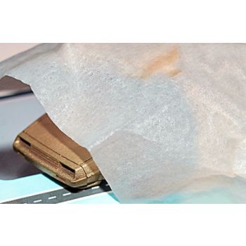 DeLorean CMC 12 gold mit geöffneten Türen, braune Inneneinrichtung