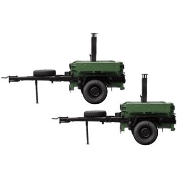 Anhänger Feldküche 180/72, Militär, neutral, (2 Stück)