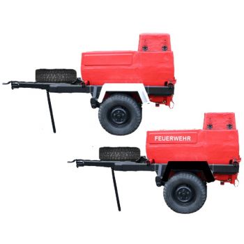 Wassertank-Anhänger WTA 800, Feuerwehr, (2 Stück)