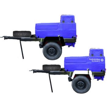 Wassertank-Anhänger WTA 800, THW - Technisches Hilfswerk, (2 Stück)