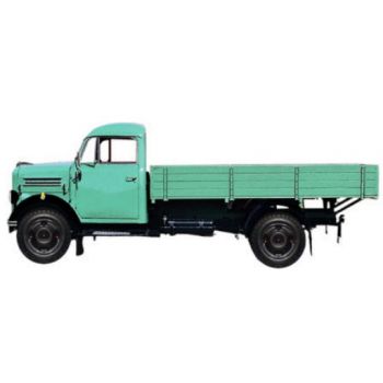 Borgward B 1250 LKW Hochpritsche mit neuem Führerhaus, grün