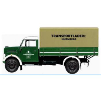 Borgward B 1250 LKW Hochpritsche mit Plane, Transportlader AG Nürnberg