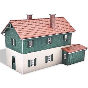 Bahnwärterhaus, Bausatz, Größe 120 x 65 x 71 mm, Spur TT