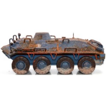 Schützenpanzer BTR 60 PB Polen POLICIA (Polizei), blau, gealtert