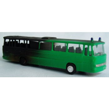 Setra 150 H Omnibus der POLIZEI, AUSGEBRANNT nach einer Demo !