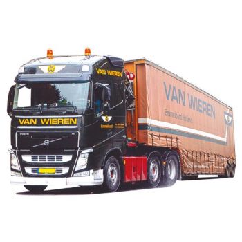 Volvo '12 Glob./Aerop., Tiefbett-Sattelzug, Van Wieren