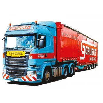 Volvo '12 GL/Aerop., Jumbo-Gardinen-Koffersattelzug, Gruber