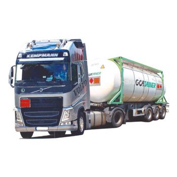 Volvo '12 XL/Aerop., 26'Swapbody-Sattelzug, Kempmann / GCA