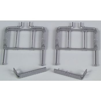 Laufsteg und Doppelauspuff für Mercedes-Benz SK, chrom