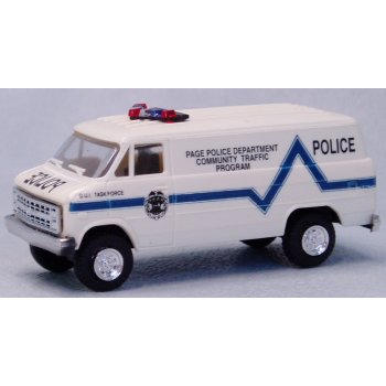Chevrolet Cargo Van, POLICE USA, m.Streifen