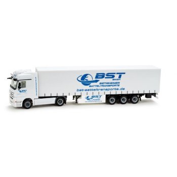 Mercedes-Benz Actros LH, Gardinenplanensattelzug, BST