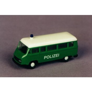Hanomag Bus POLIZEI, grün mit weißem Dach