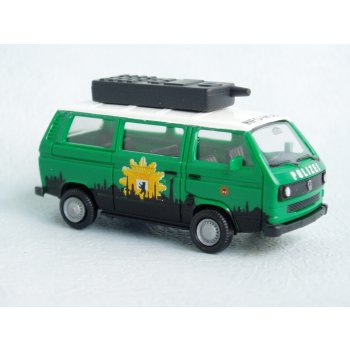 VW T3 Bus Info-Mobil POLIZEI Berlin, mit Dachaufbau POLIZEI-Funkgerät !