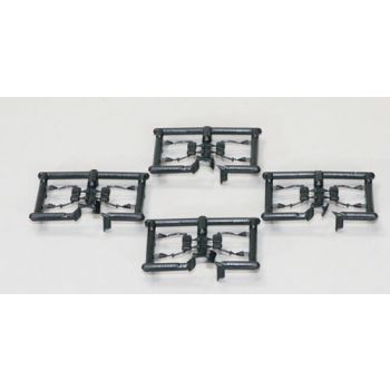 Spiegelsatz DAF XF 105 - schwarz (4 Satz)