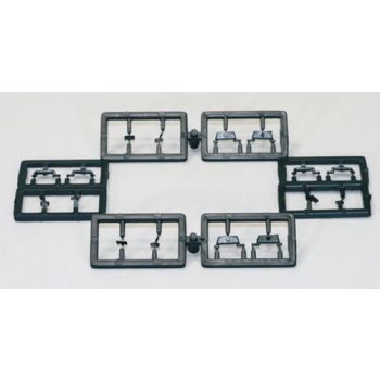 Spiegelsatz / MAN TGX - schwarz (4 Satz)