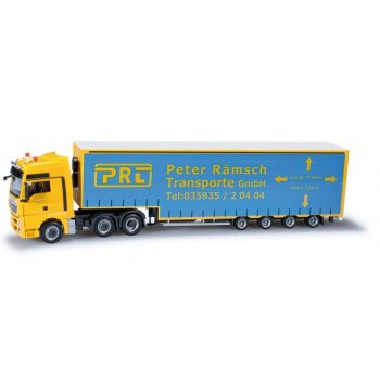 MAN TGX XXL Jumbo-Gardinenplanensattelzug, PRT Peter Rämsch Transporte
