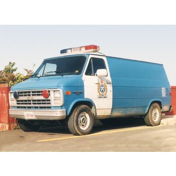Chevrolet Van Fredericton POLICE Van, POLIZEI Canada