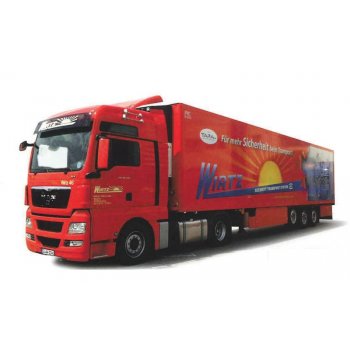 MAN TGX XXL Kühloffer-Sattelzug, Wirtz / Tresor