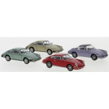 Porsche 911-Set: Bestehend aus Brekina 16300, 16302, 16230 und 16261