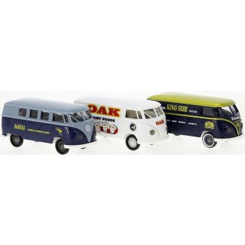 Set mit 3 VW Bulli-Modellen aus Australien, Baujahr 1960