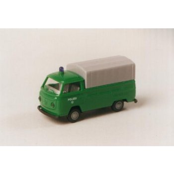VW T2 Pritsche/Plane der POLIZEI, minzgrün - Plane grau