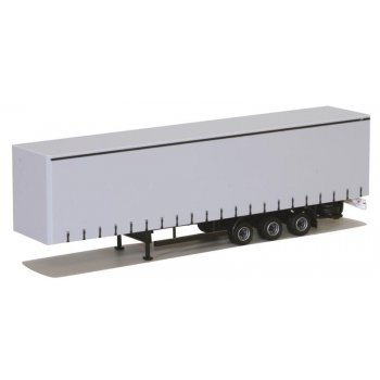 Krone Lowliner Gardinenplanen-Sattelauflieger, unbedruckt