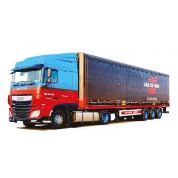 DAF XF 106 SC/Aerop., 45'Wechselbehälter-Gardinen-Sattelzug, Jan de Rijk