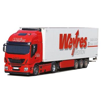 Iveco HiWay/Aerop., Koffersattelzug, Spedition Weyres