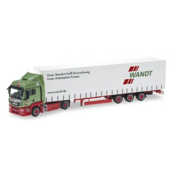 MAN TGS LX Lowliner-Planensattelzug, Wandt - Büssing - Eintracht