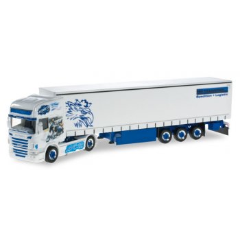 Scania R '09 TL Gardinenplanen-Sattelzug 