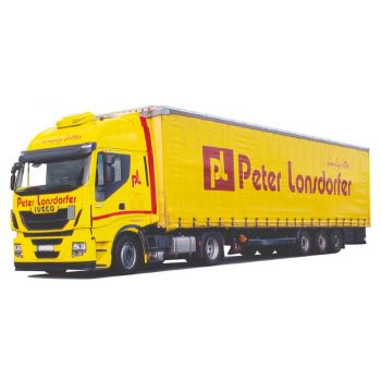 Iveco HiWay/Aerop., Gardinen-Koffersattelzug, Peter Lonsdorfer