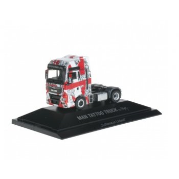 MAN TGX XXL Euro 6 Solozugmaschine, MAN Tattoo Truck 