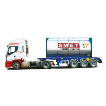 Iveco HiWay XP/Aerop., 20'Tank-Container-Sattelzug, SZ - Smet Food Logistics