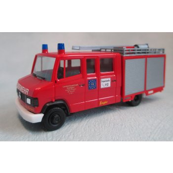 Mercedes-Benz T2, Feuerwehr Stuttgart Rohracker, LF 8/6, mit europäischem Rettungslogo 