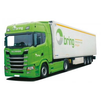 Scania S/Aerop., Kühl-Koffersattelzug, bring