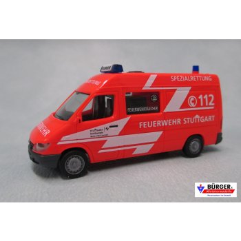 Mercedes-Benz Sprinter '99, Berufsfeuerwehr Stuttgart - FEUERWEHRTAUCHER, mit Euro-Rettungslogo