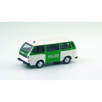 VW T3 Bus, POLIZEI, grün/weiß