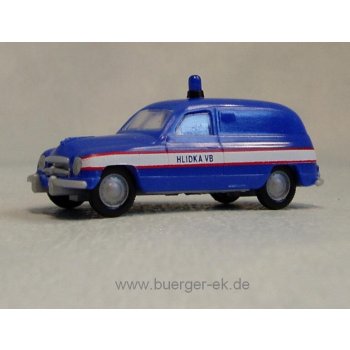 Skoda 1201 tschechische POLIZEI, blau