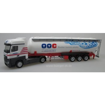 Mercedes-Benz Actros BigSpace Silo-Sattelzug, Spedition Hammer / TTC
