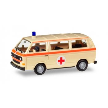 VW T3 Bus, Krankentransport Rotes Kreuz, (Intermodellbau 2017)