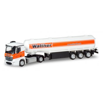 Mercedes-Benz Antos M Benzin-Tanksattelzug, Walther GmbH, Erik Walther - Schweinfurt, www.erik.walther.de