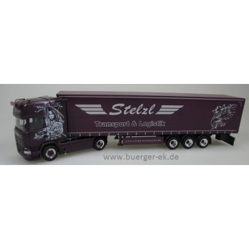Scania R '13 TL Gardinenplanen-Sattelzug, Stelzl
