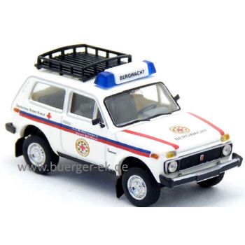 Lada Niva mit Dachträger, Bergwacht Thüringen