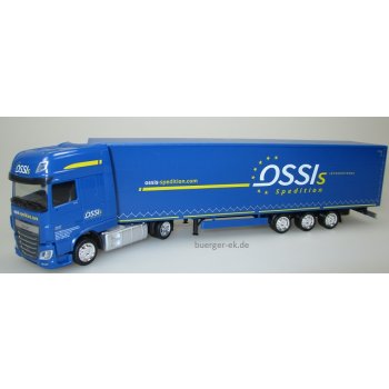 DAF XF 105 SSC E6 Jumbo-Gardinenplanen-Sattelzug, Ossis Spedition International - ossis-spedition.com