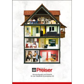 Preiser Broschüre Bauplatten, 32 Seiten