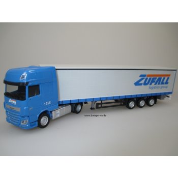 DAF XF SSC Gardinenplanen-Sattelzug, Zufall logistics group