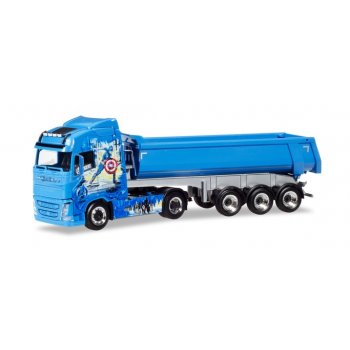 Volvo FH GL Rundmulden-Kippsattelzug, Avenger Truck - BW-Transporte