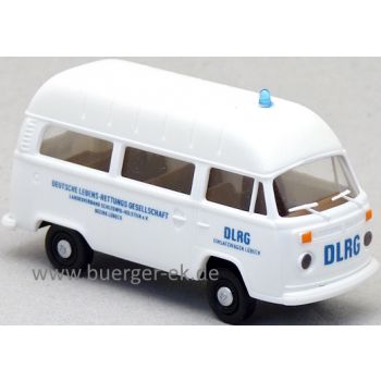 VW T2 Hochdach Bus, DLRG Lübeck Travemünde Einsatzwagen, Deutsche Lebens-Rettungs Gesellschaft Landesverband Schleswig-Holstein e.V. Bezirk Lübeck