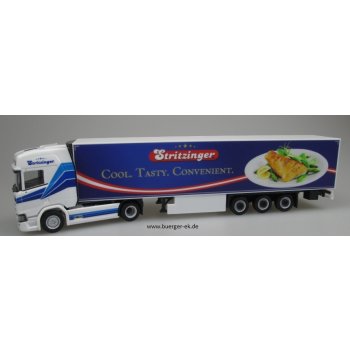Scania CR HD Kühlkoffer-Sattelzug, Stritzinger - Cool Tasty. Convenient., Österreich