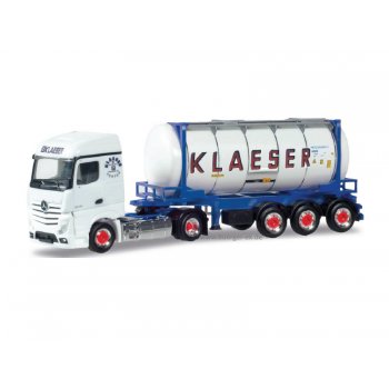 Mercedes-Benz Actros Streamspace Swapcontainer-Sattelzug, Klaeser Herten